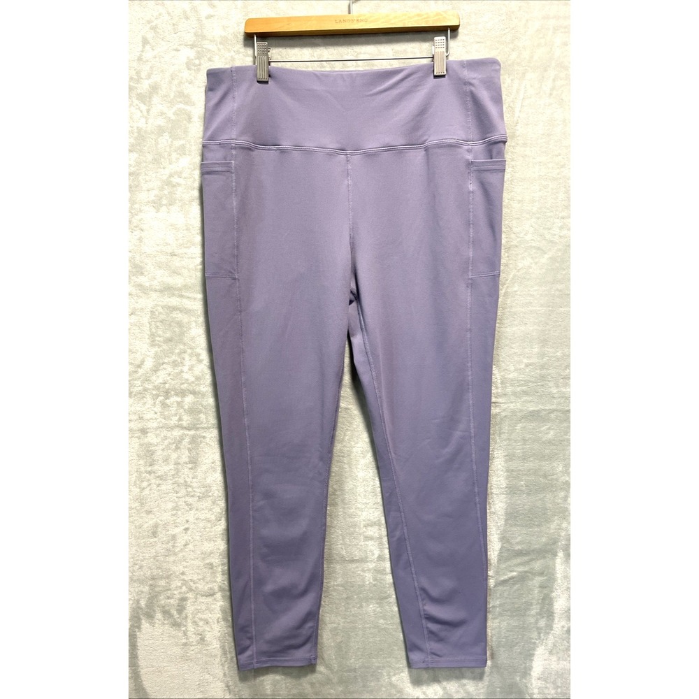Skechers Women's Go Walk High Waist Yoga Workout Leggings Purple Size XL
